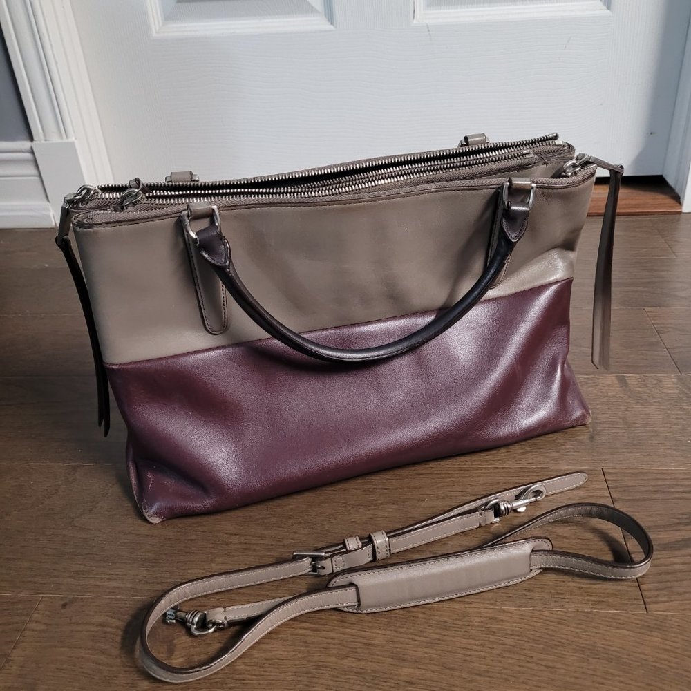 Coach Retro Colorblock Leather Convertible 32502
